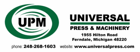 Logo for Universal Press & Machinery (UPM)