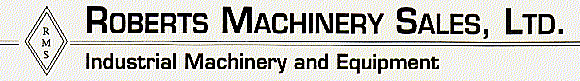Logo for Roberts Machinery Sales
