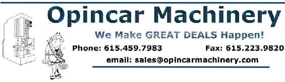 Logo for Opincar Machinery