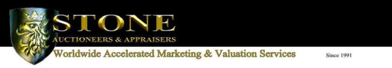 Logo for Stone Auctioneers & Appraiser