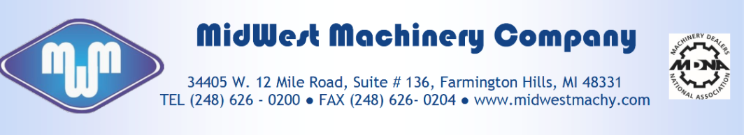 Logo for Midwest Machinery LLC