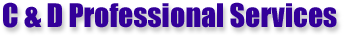 Logo for C & D Professional Services