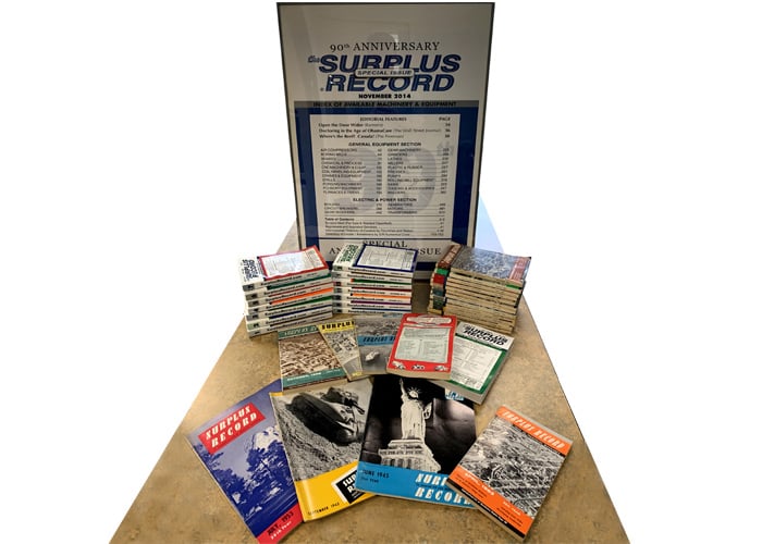 Various Surplus Record books