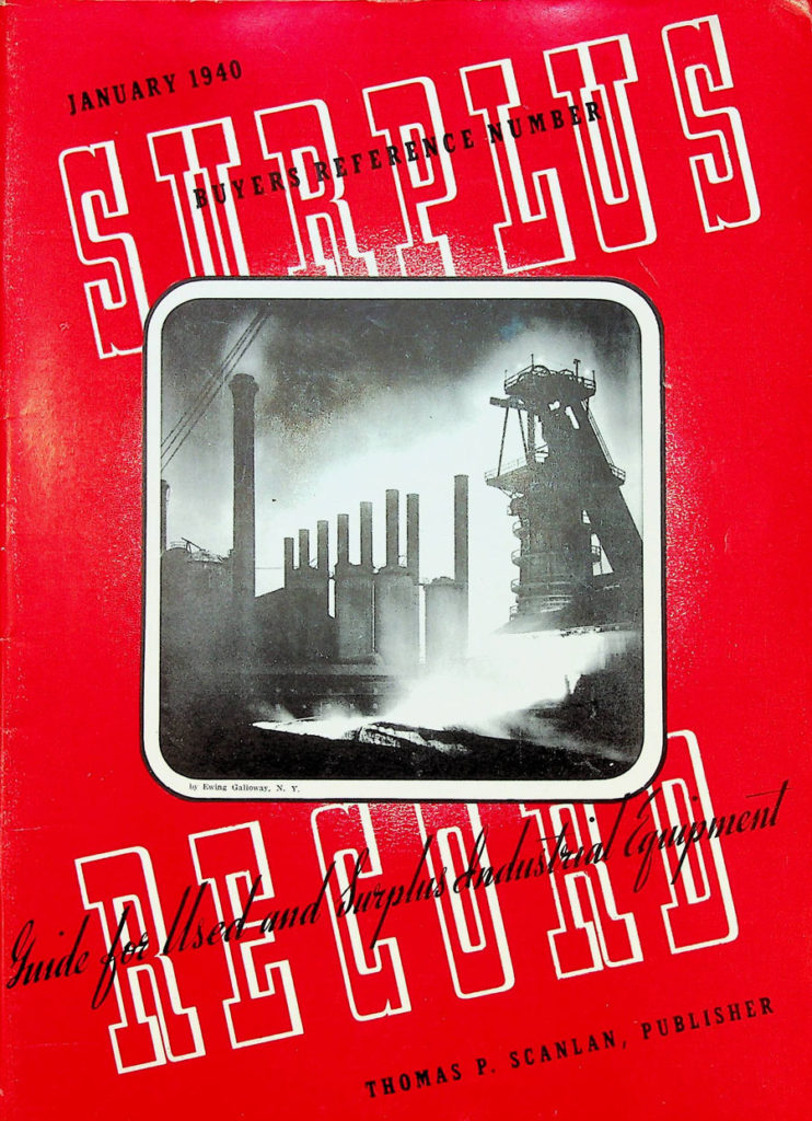 Surplus Record January 1940 edition