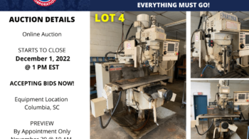 Image representing Metal Fabrication, Machine Tools & Raw Materials Auction