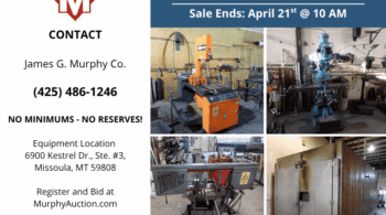 Image representing Clark Industrial – Fabrication & Powder Coat Shop – No Reserves