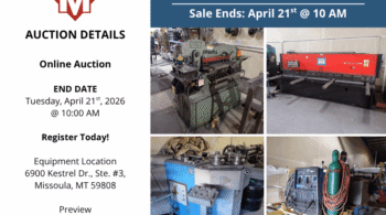 Image representing Clark Industrial – Fabrication & Powder Coat Shop – No Reserves