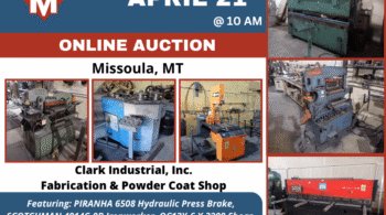 Image representing Clark Industrial – Fabrication & Powder Coat Shop – No Reserves