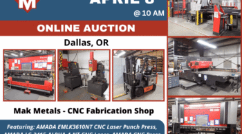 Image representing Mak Metals – CNC Fabrication & Sheet Metal Shop – No Reserves