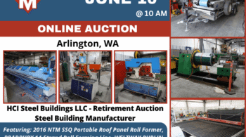 Image representing HCI Steel Buildings – Steel Building Manufacturer Retirement Auction