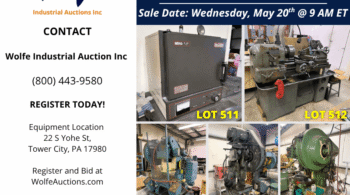 Image representing Reiner Associates Machine Shop Retirement Sale – Stamping Equip.