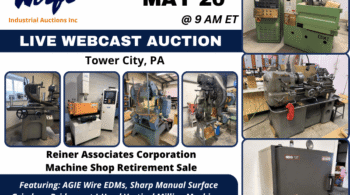 Image representing Reiner Associates Machine Shop Retirement Sale – Stamping Equip.