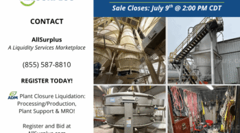 Image representing ADM Plant Closure – Complete TVP Manufacturing Facility
