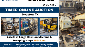 Image representing Assets of Large Houston Machine & Stamping Shop – 300+ Lots