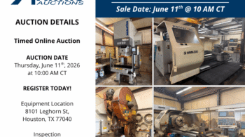 Image representing Assets of Large Houston Machine & Stamping Shop – 300+ Lots