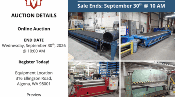 Image representing AccuDuct Manufacturing – Sheet Metal Manufacturer Auction