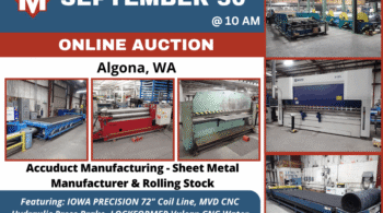 Image representing AccuDuct Manufacturing – Sheet Metal Manufacturer Auction