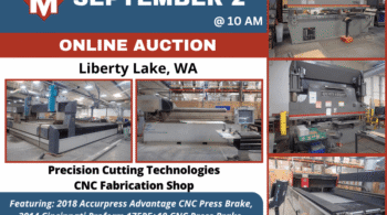 Image representing Precision Cutting Technologies CNC Fabrication Shop Auction