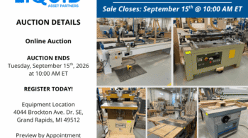 Image representing CMS Woodworking Machinery & Equipment Auction