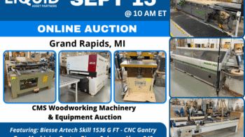 Image representing CMS Woodworking Machinery & Equipment Auction