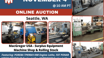 Image representing MacGregor USA – Machine Shop & Rolling Stock – No Reserves