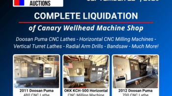 Image representing HUGE! Canary Wellhead Machine Shop Liquidation – CNC Equipment