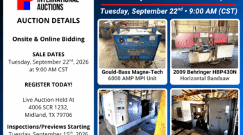 Image representing HUGE! Canary Wellhead Machine Shop Liquidation – CNC Equipment
