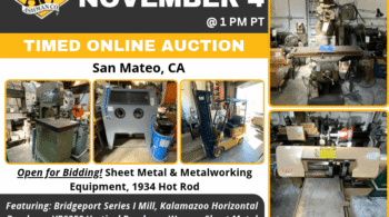 Image representing Open for Bidding! Sheet Metal & Metalworking Equipment