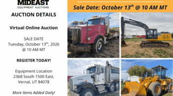 Image representing Annual Fall Auction – Quality Heavy Equipment and Trucks