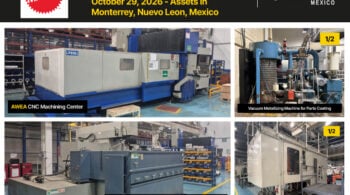 Image representing Plastics Manufacturing & Industrial Equipment Auction